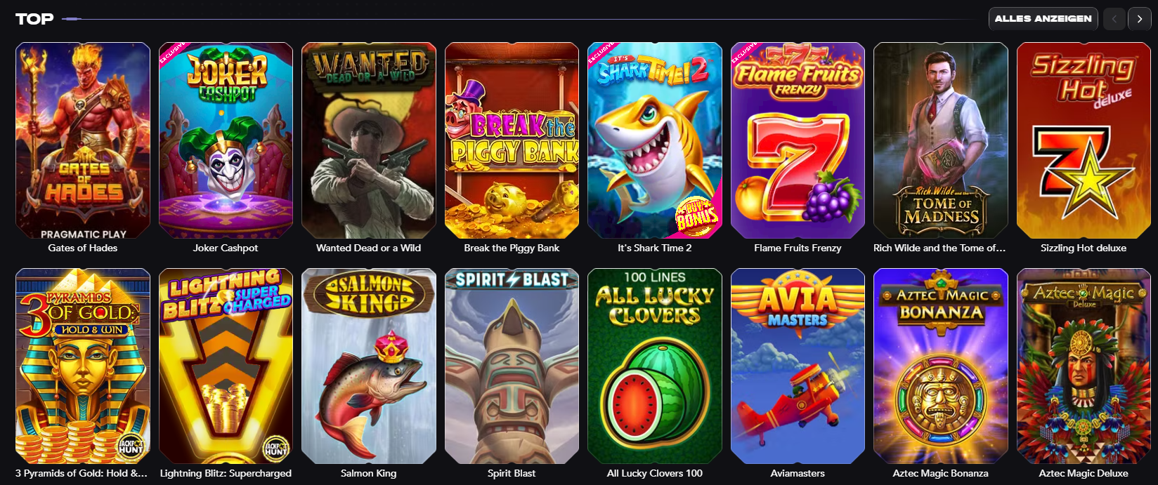 Mad Casino Spielesammlung