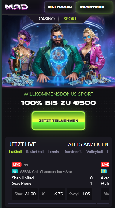 madcasino sports